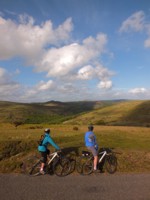 Dartmoor Way cycle route around the moor near Mitchelcroft Buckfastleilgh Devon